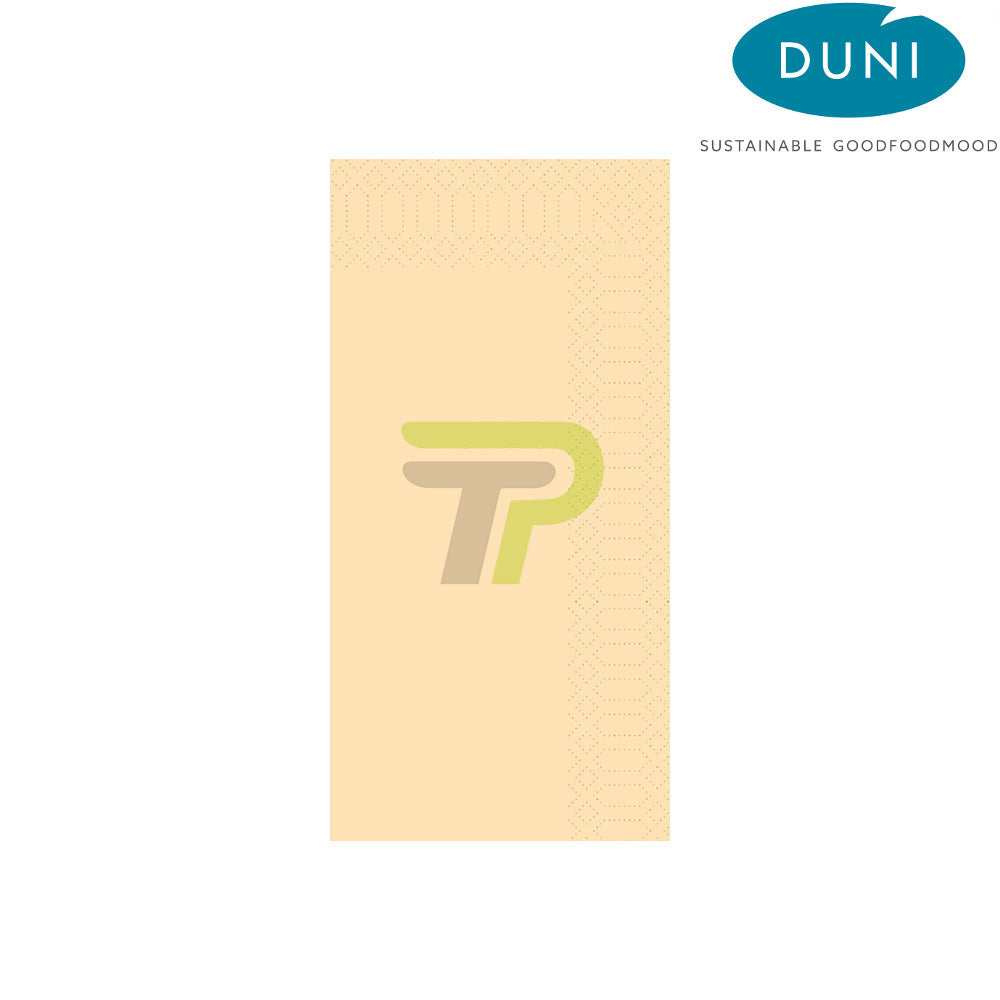 DUNI Zelltuchservietten 33cm x 33cm (3-lagig, 1/8 Falz, cream)