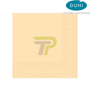 DUNI Zelltuchservietten 40cm x 40cm (3-lagig, 1/4 Falz, cream)