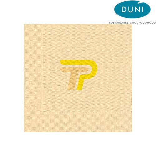 DUNI Zelltuchservietten 40cm x 40cm Klassik - cream