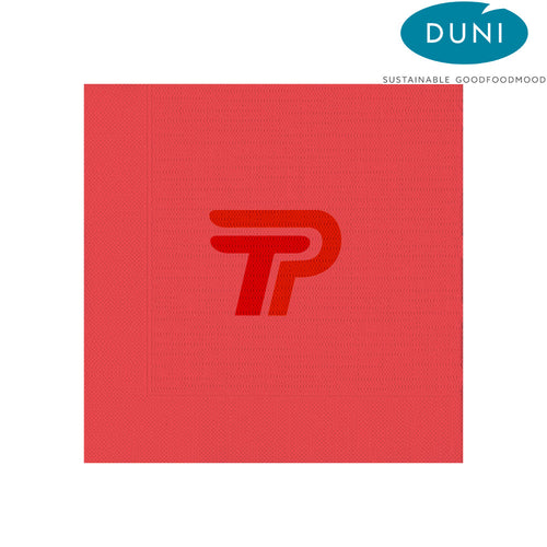 DUNI Zelltuchservietten 40cm x 40cm Klassik - rot