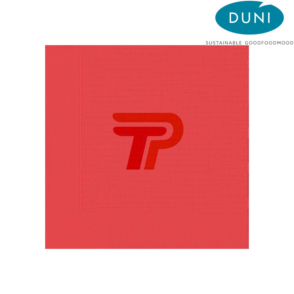 DUNI Zelltuchservietten 40cm x 40cm Klassik - rot