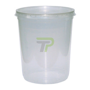Verpbecher 1000ml rund mit Deckel - Kunststoff - Yavuz Sönmez Papier- & Verpackungsmaterial - turbopack