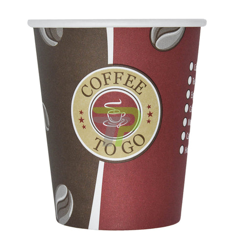 Coffee to Go Becher 0,2 l - 8oz - Papier - Yavuz Sönmez Papier- & Verpackungsmaterial - turbopack