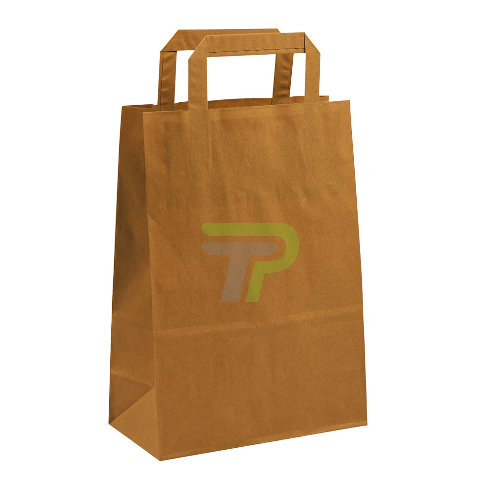 Papiertragetasche braun 22cm x 11cm x 28cm - Papier - Yavuz Sönmez Papier- & Verpackungsmaterial - turbopack