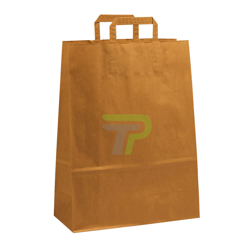 Papiertragetasche braun 32cm x 17cm x 44cm - Papier - Yavuz Sönmez Papier- & Verpackungsmaterial - turbopack