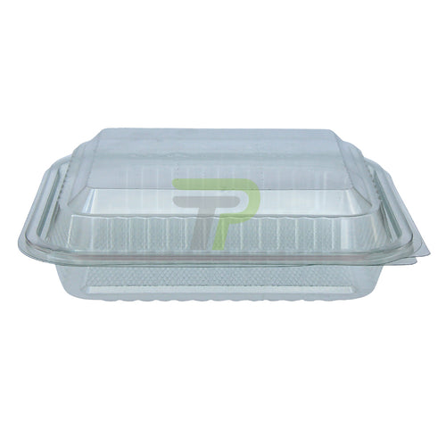 Salatschale Transparent Klappbox 220mm x 190mm x 65mm - Kunststoff - Yavuz Sönmez Papier- & Verpackungsmaterial - turbopack