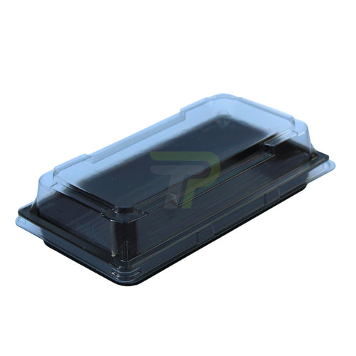 Sushi-Box 170mm x 90mm x 17mm - PET mit Deckel