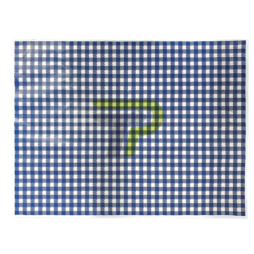 Frischpack blau karo – 60gr. - 1/6 Bogen – 33cm x 40cm - Verbundstoff - Yavuz Sönmez Papier- & Verpackungsmaterial - turbopack